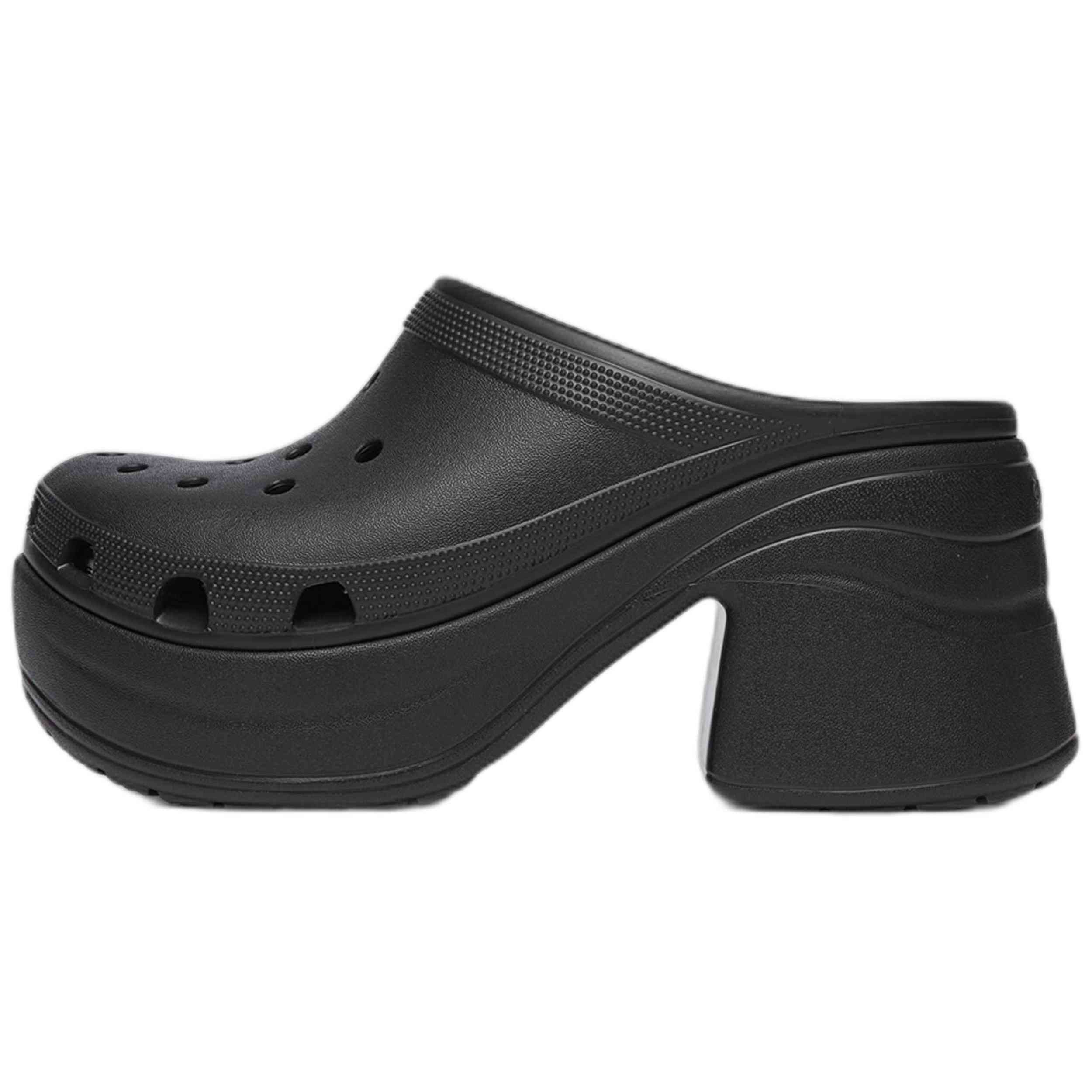 Sandalias De Plataforma Crocs modelo 208547-001 para Mujer en color Negro