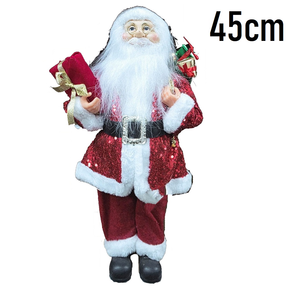 papa noel,color rojo negro blanco,DECORACION DE NAVIDAD,Gerimport,FESPU