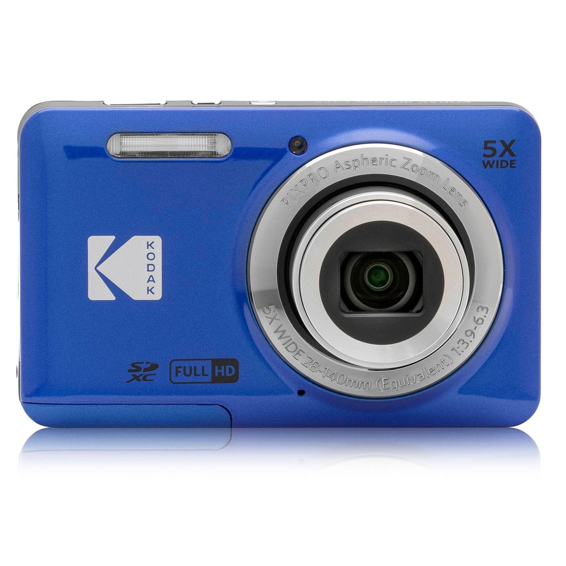 Kodak - pixpro fz55 compact digital camera with 5x optical zoom, 16 mp cmos sensor and full hd 1080p video, 28 mm wide-angle lens