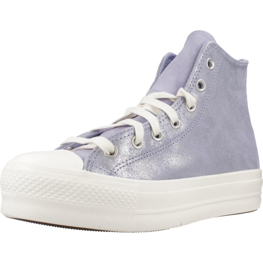 Zapatillas deportivas de Mujer Marca Converse Modelo Chuck Taylor All Star Lift Platform Suede Shimmer Hi