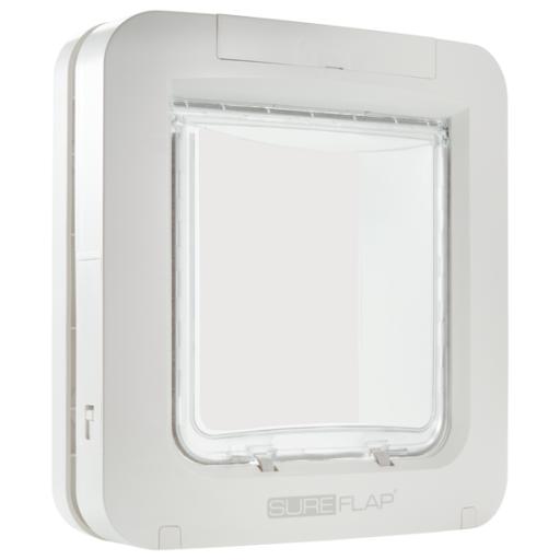 Sure Petcare Puerta Blanca para Mascotas con Microchip SureFlap Connect - 26.2x28.1 cm