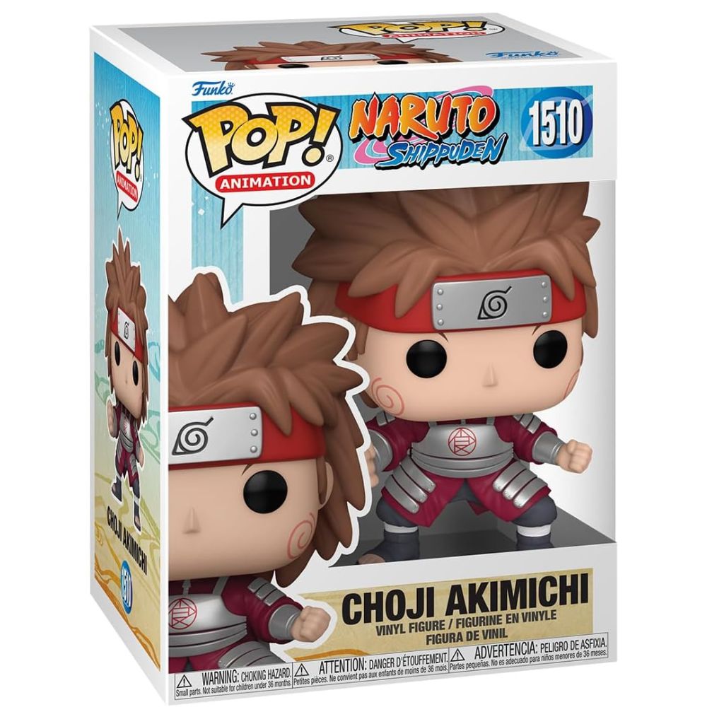 Funko POP Animation CHOJI AKIMICHI figura (NARUTO)1510 vinilo coleccionables funkos anime 9,5 cm funkopop
