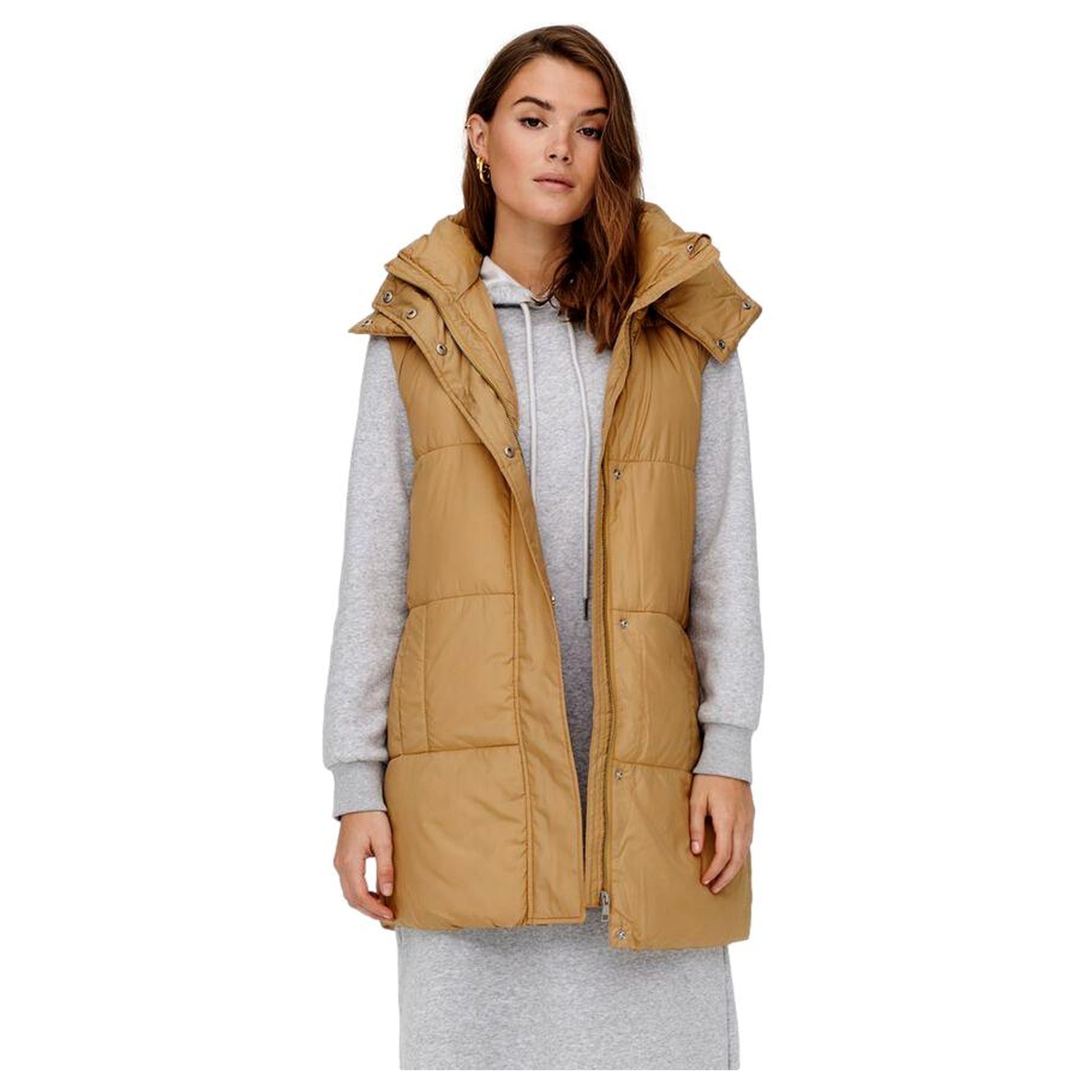 Chaleco Beige Mujer Only 15220376