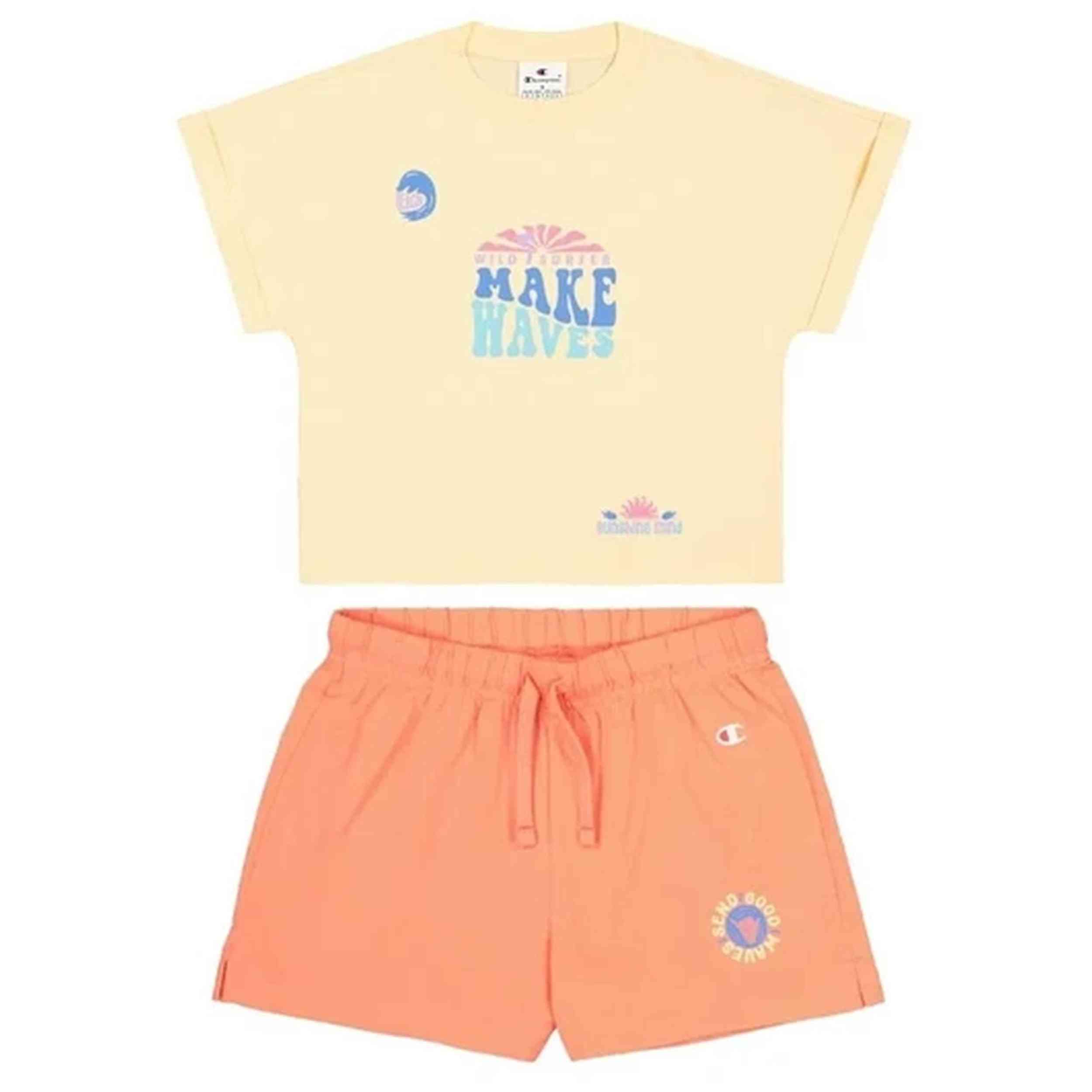 Conjuntos Champion modelo 405127-PS196 para Niñas en color Naranja