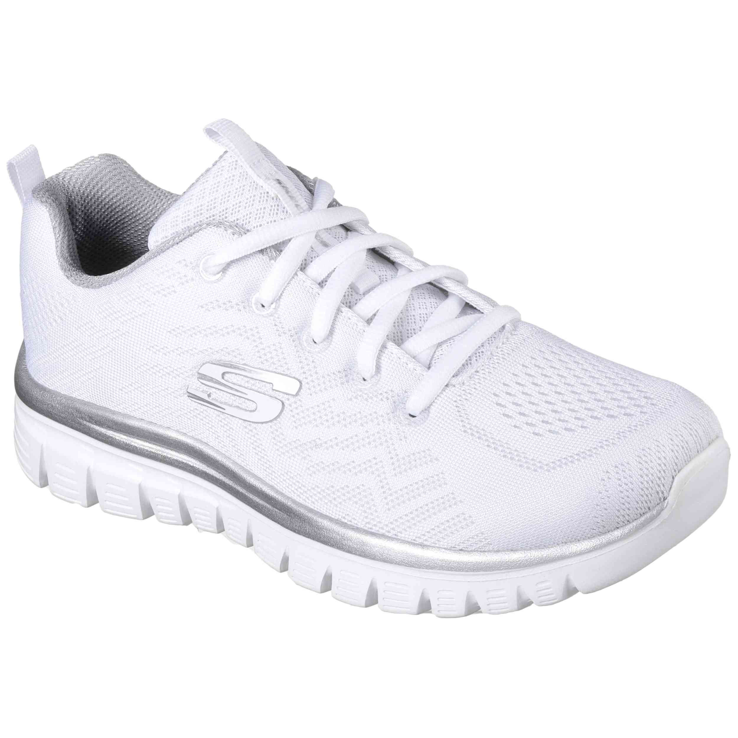 Calzado Skechers modelo Graceful-Get Connected en color Blanco