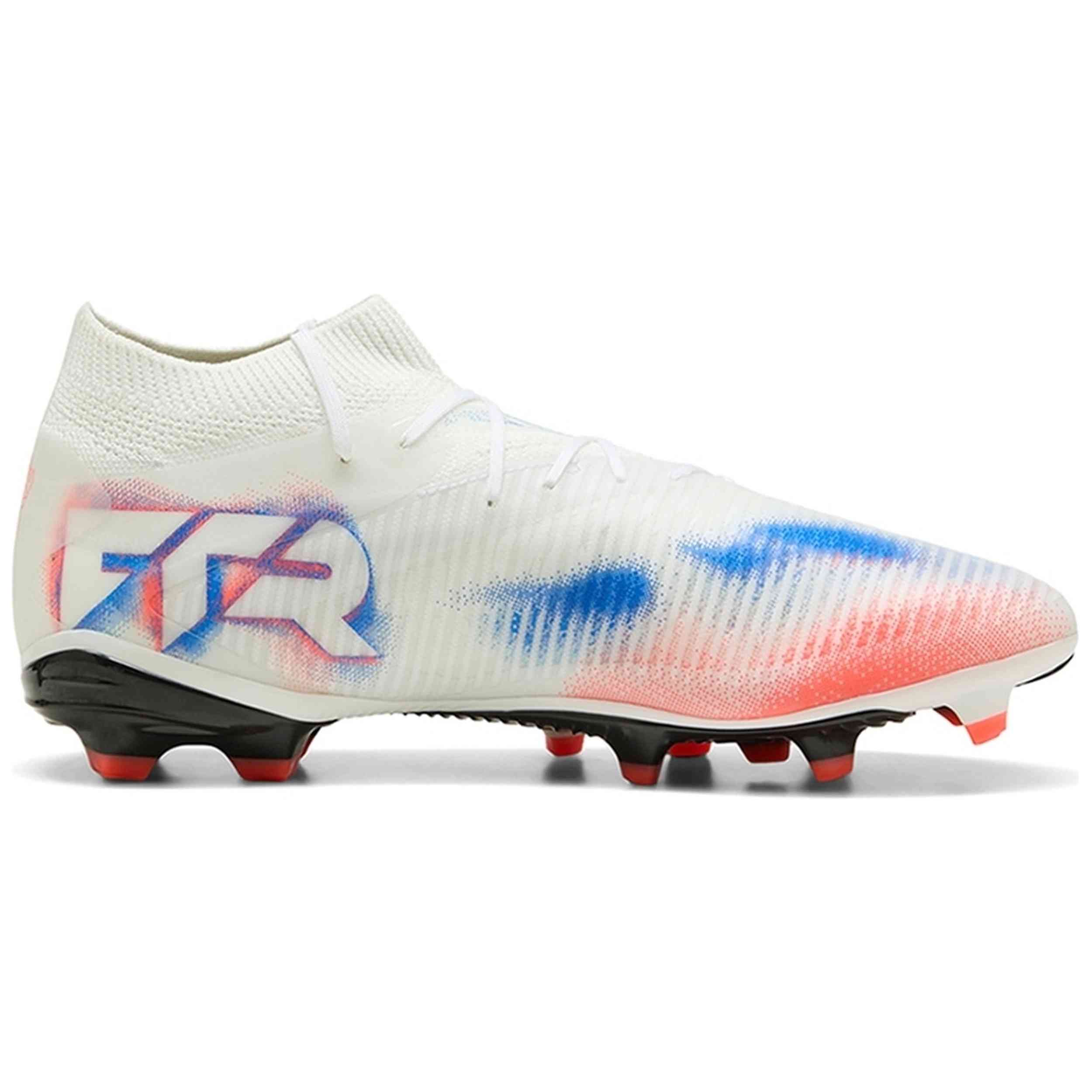 Botas De Futbol Puma modelo Future 8 Pro FG "White-Red-Blue" para Hombre en color Blanco