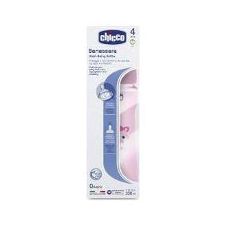 Chicco Biberón Wp Pp Rosa 330 Silicona Flujo Rápido