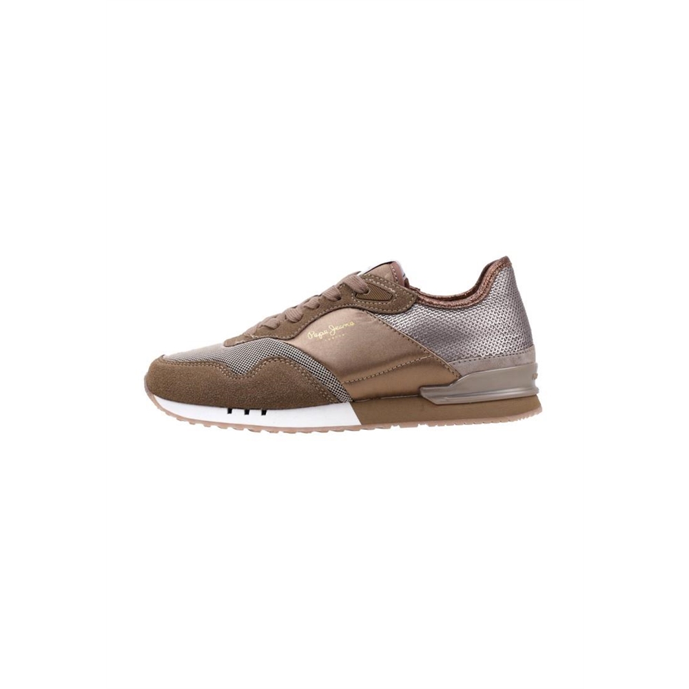 Pepe Jeans LONDON W SEQUINS Deportivas Planas Mujer Marrón
