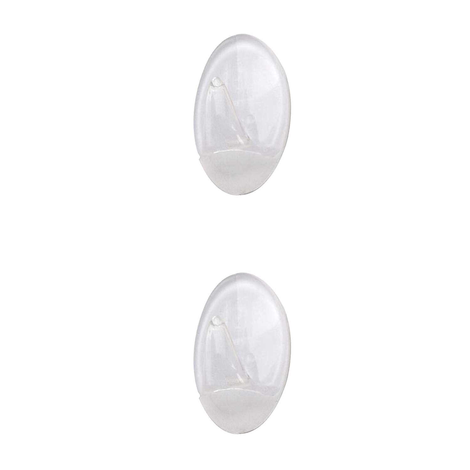 SANCO STORE - ORYX Colgador Oryx  Transparente Grande (Blister 2 Unidades) Adhesivo