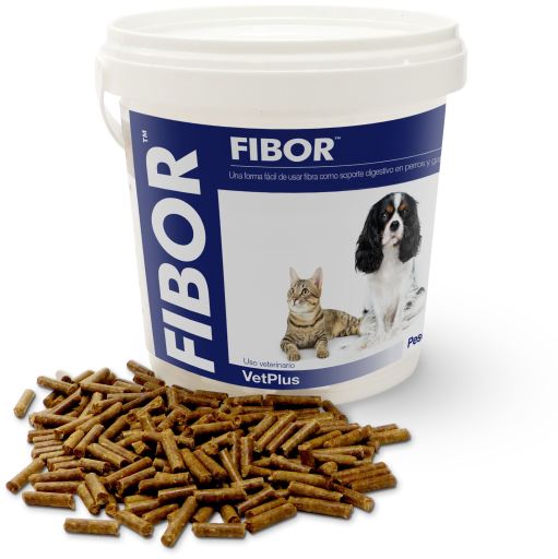 VetPlus Fibor Suplemento para Problemas Digestivos en Perros y Gatos - 500 GR