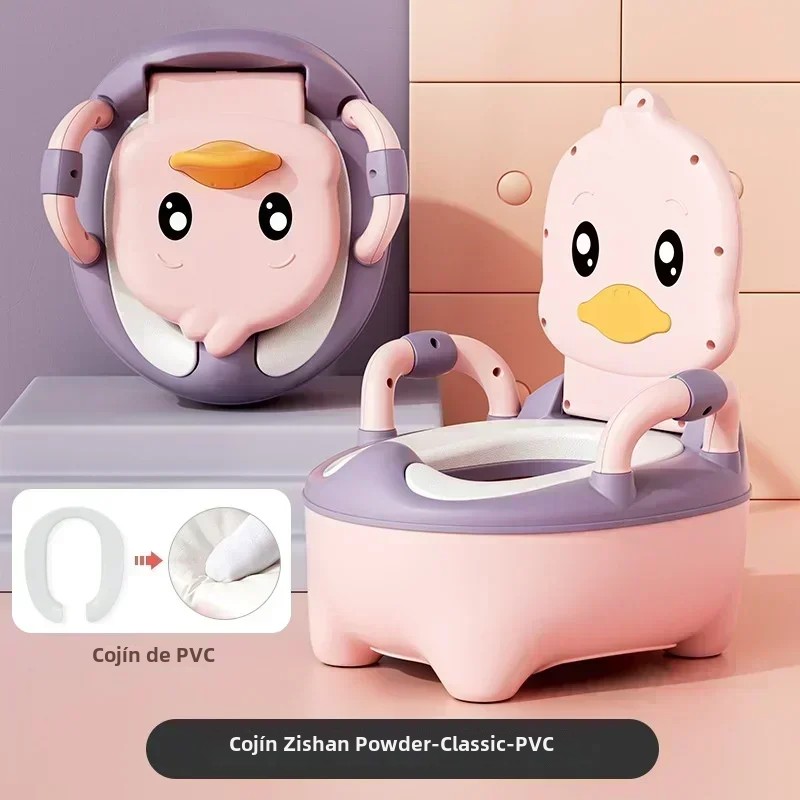 CA Asiento De Instrucción En El Baño Para Niños Con Protección Cintura Y Manos De DUCK Tipo Concha Armrest Supplies Para Bebés