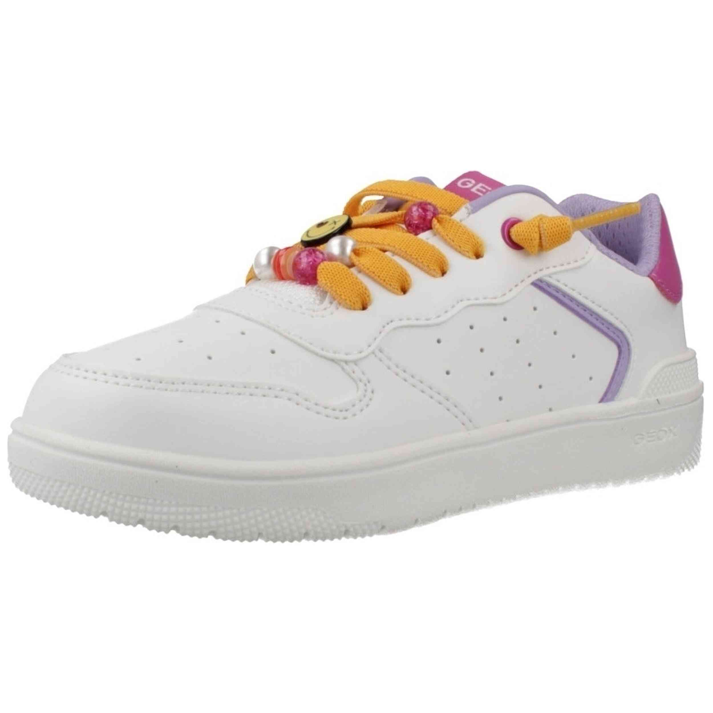 Zapatillas Geox modelo Washiba para Niñas en color Blanco