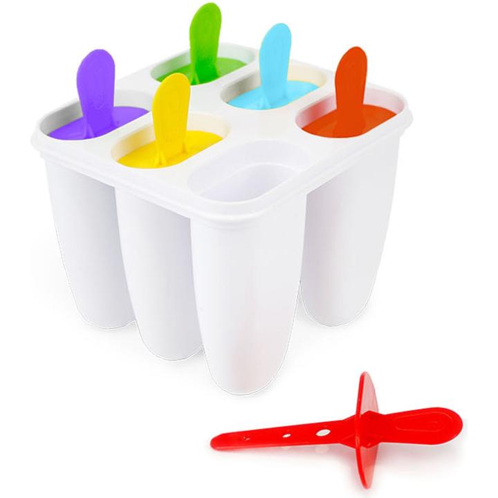 Privilege - Molde para Helados 6 Uds - Diseño Ergonómico y Antiadherente, Silicona Flexible | AmyStyle