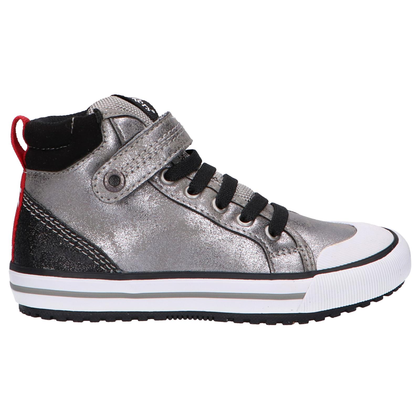 KICKERS 915780-30 GECKIRA HI 16 ARGENT GLITTER Child and Girl Ankle Boots