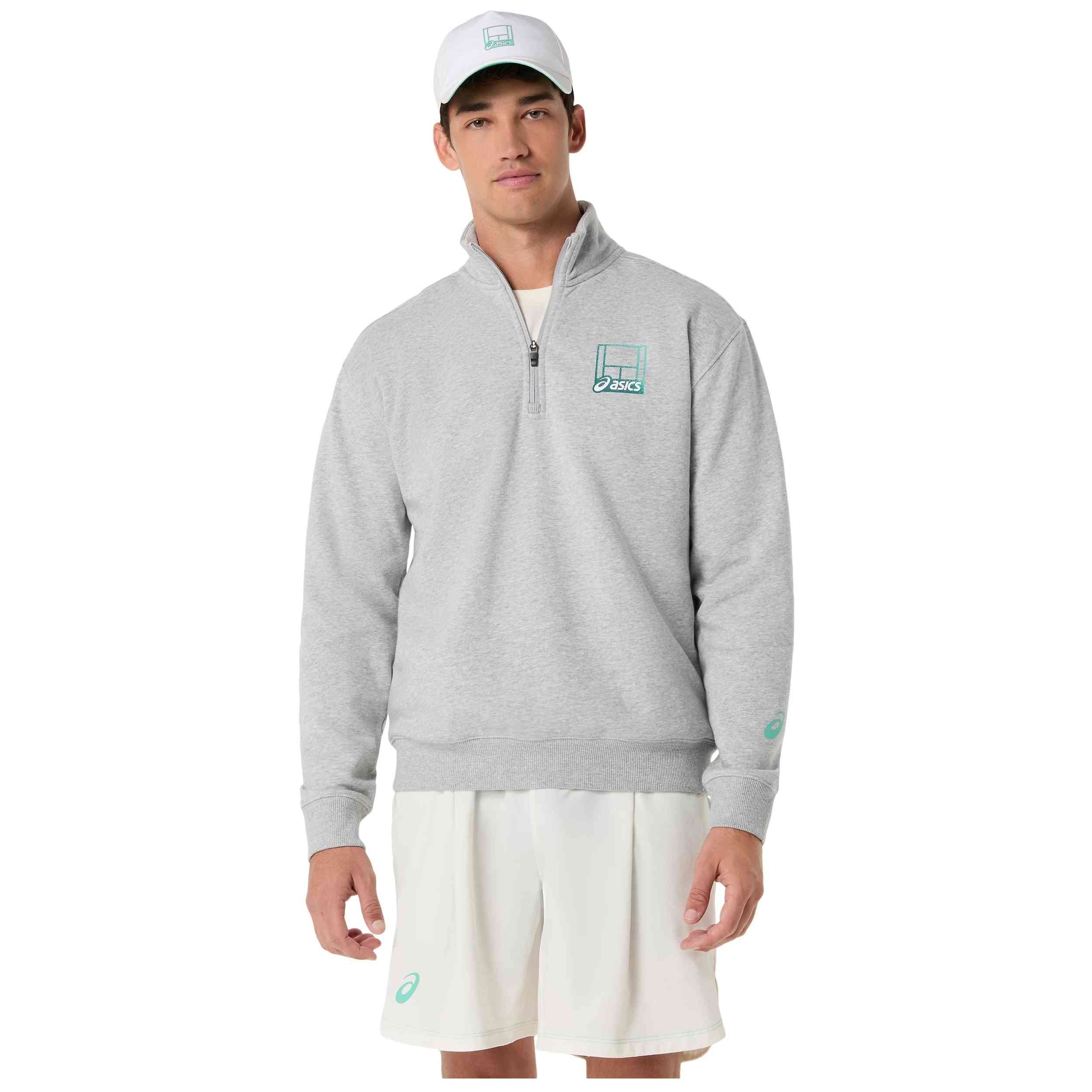 Sudadera Asics modelo Game 7in para hombre y mujer en color Gris