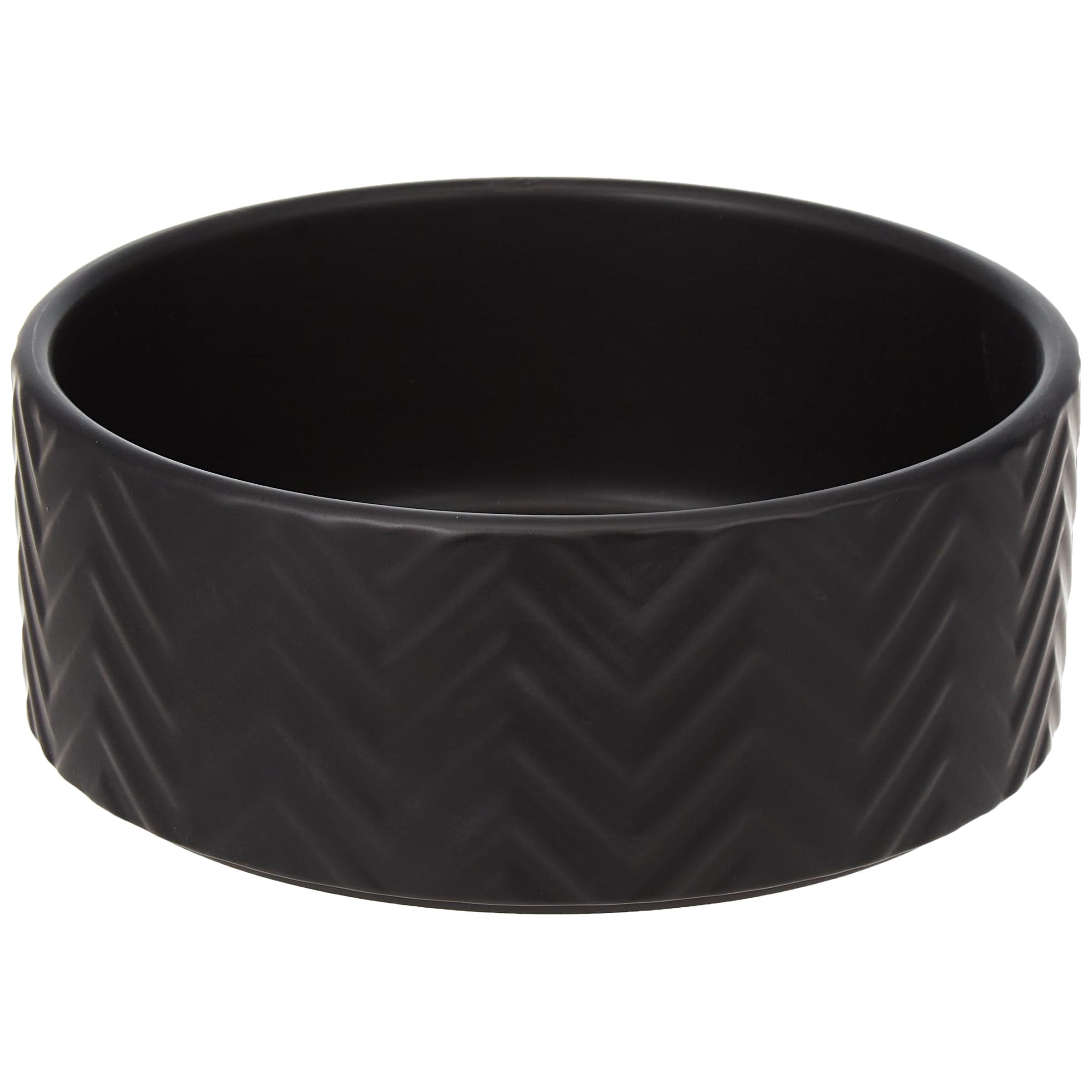 TRIXIE Bowl, ceramic, 1.6 l/ø 20 cm, black