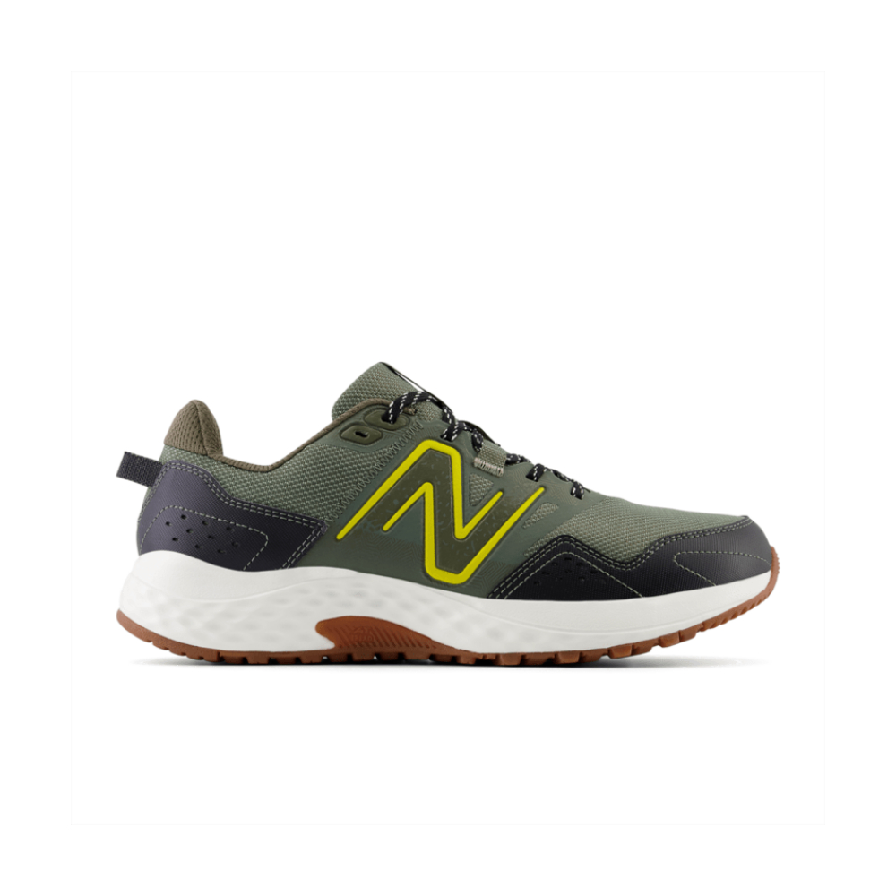 Zapatilla NEW BALANCE MT410CG8. Zapatilla running  para hombre. Verde oliva