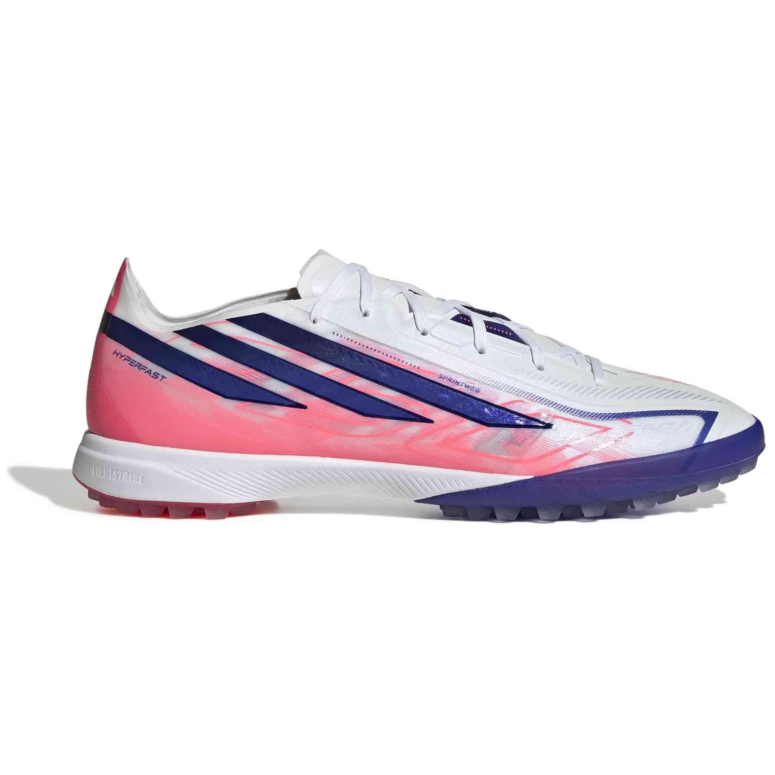 Botas De Futbol Adidas modelo F50 Hyperfast Pro TF para hombre y mujer en color Blanco