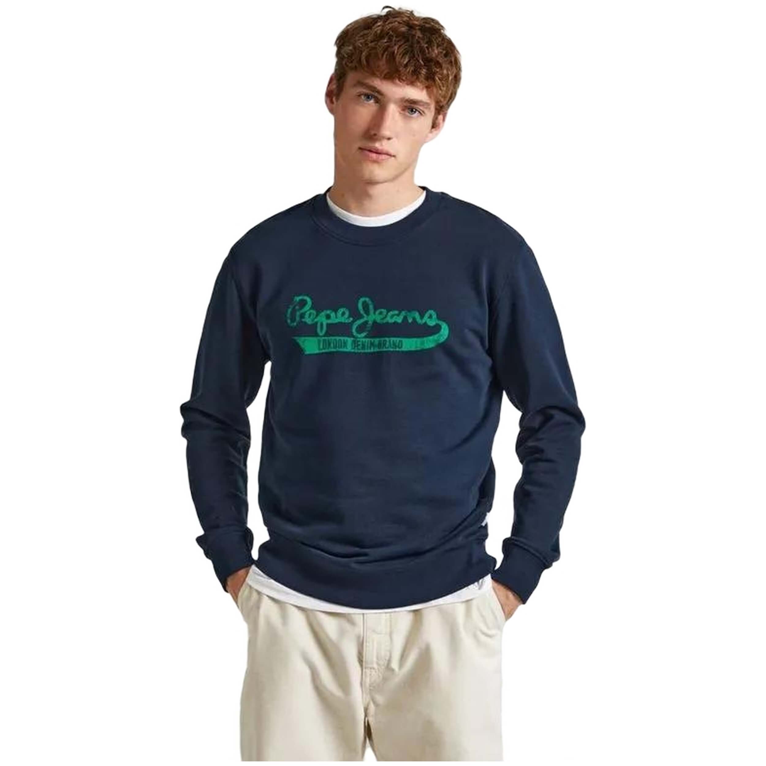 Sudadera marca Pepe Jeans  modelo Pm582670-594 para hombre en color azul