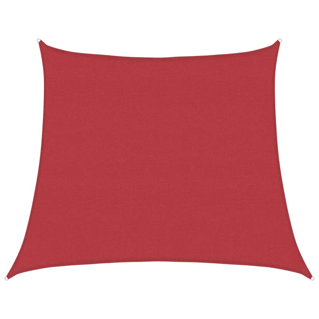vidaXL Toldo de vela trapecio HDPE 160 g/m² 4/5x4 m en color Amarillo/Marrón/Rojo y más