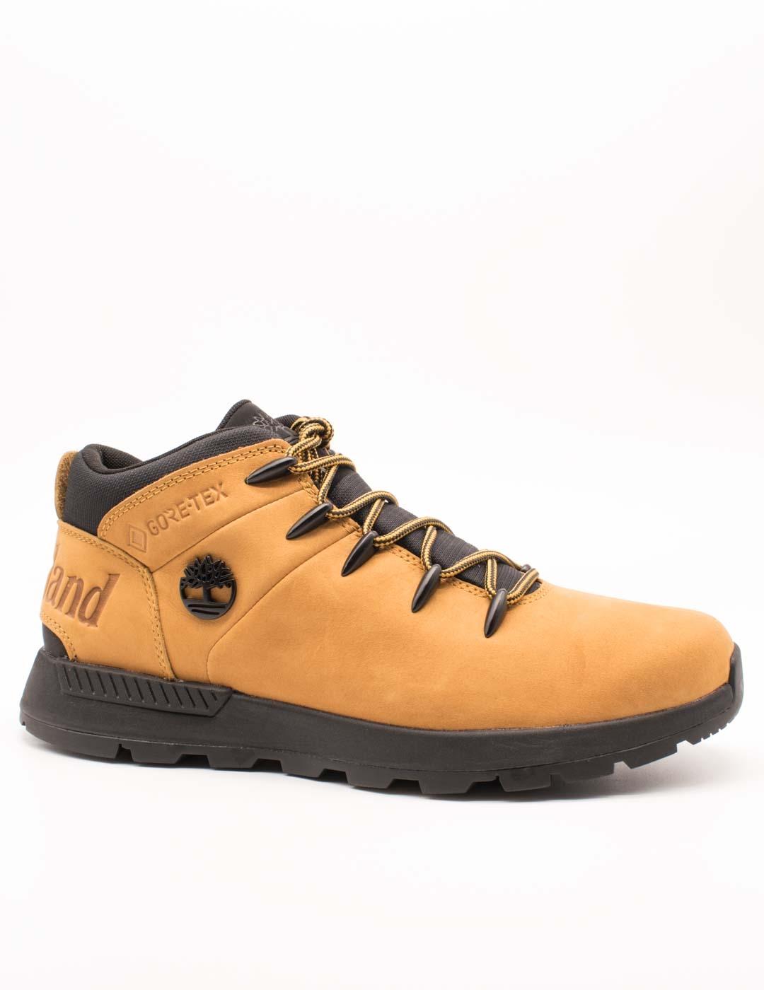 Botín Timberland Sprint Trekker Camel Hombre Piel y Textil Goretex