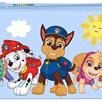 Safta Portatodo Triple Paw Patrol Sunshine 22x3x12cm - Producto Oficial - Producto Escolar para Niños y Niñas