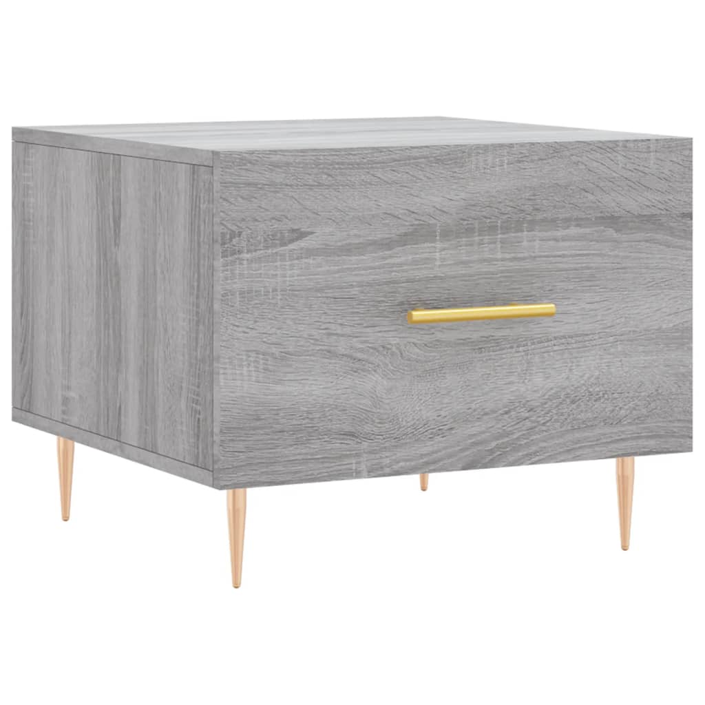 Vidaxl - Mesa de Centro Madera Contrachapada 50x50x40 Cm Blanca