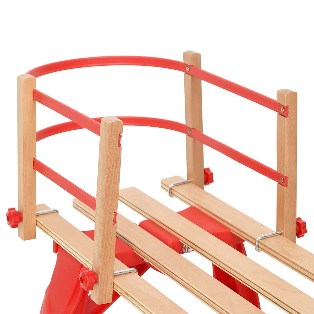 vidaXL Respaldo para Trineo Madera Contrachapada Nieve Turismo Viajes Color Azul, Rojo, y mas