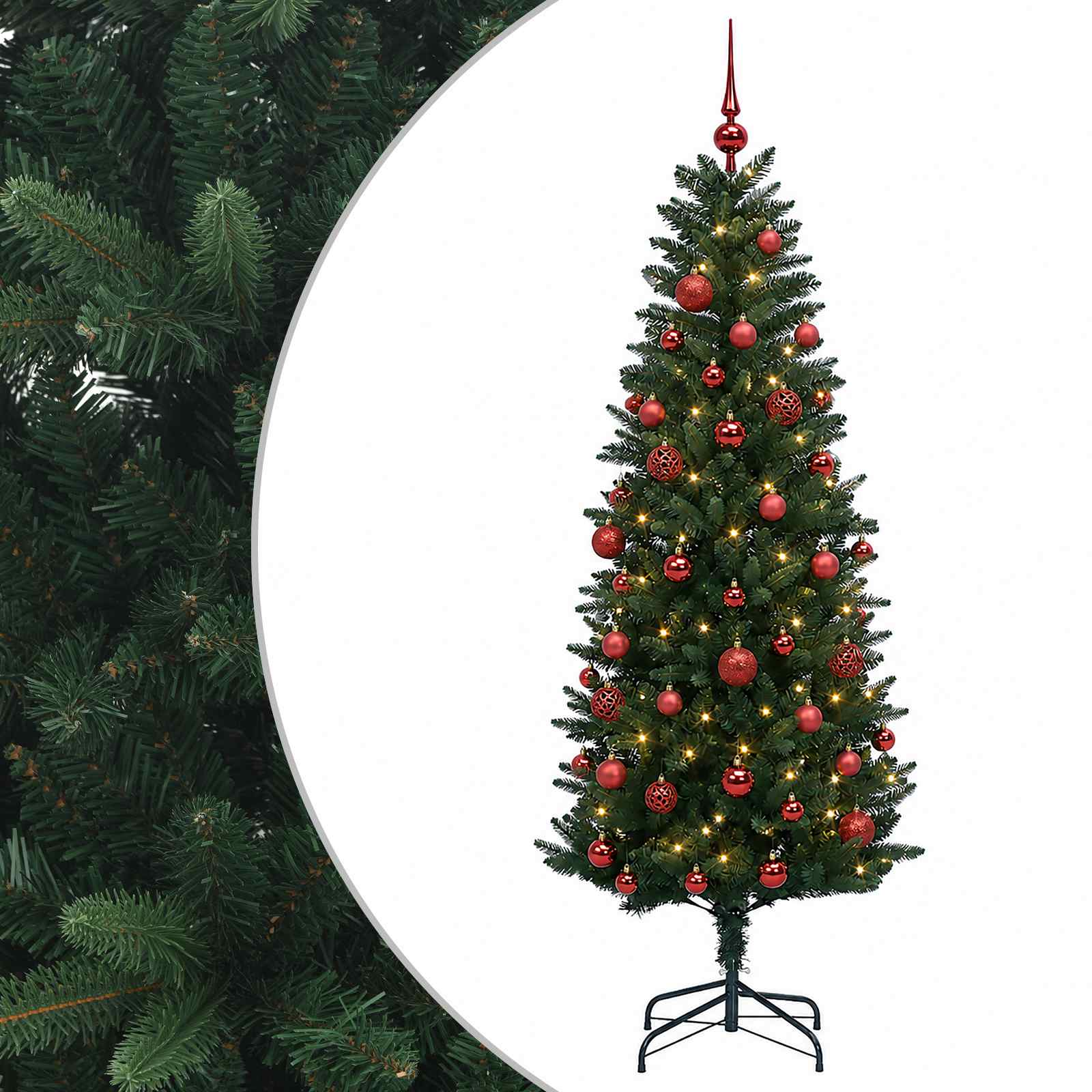 vidaXL Árbol de Navidad Artificial con Adorno 150 cm 150 LED