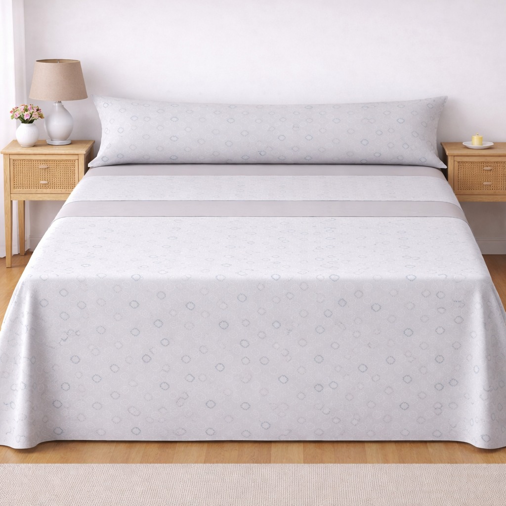 Juego de Sábanas Microfibra 100% Poliéster, Suaves y Frescas para Verano, Estampadas, incluye Bajera -Encimera-1 o 2 Funda de almohada, Entrega en España en 48 a 72 horas Escanea el QR para ver el artículo e