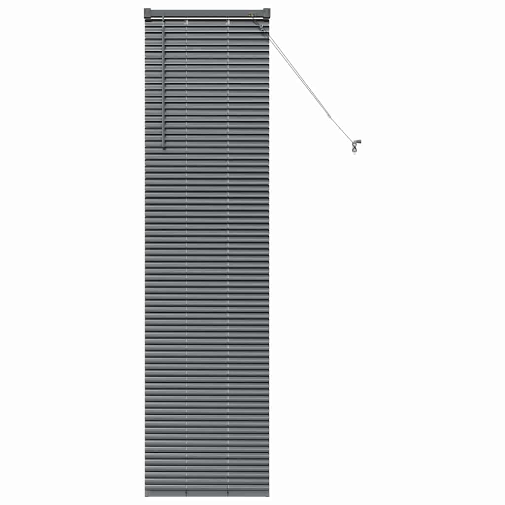 vidaXL Persianas venecianas Manual Gris oscuro 175 x 45 cm Aluminio