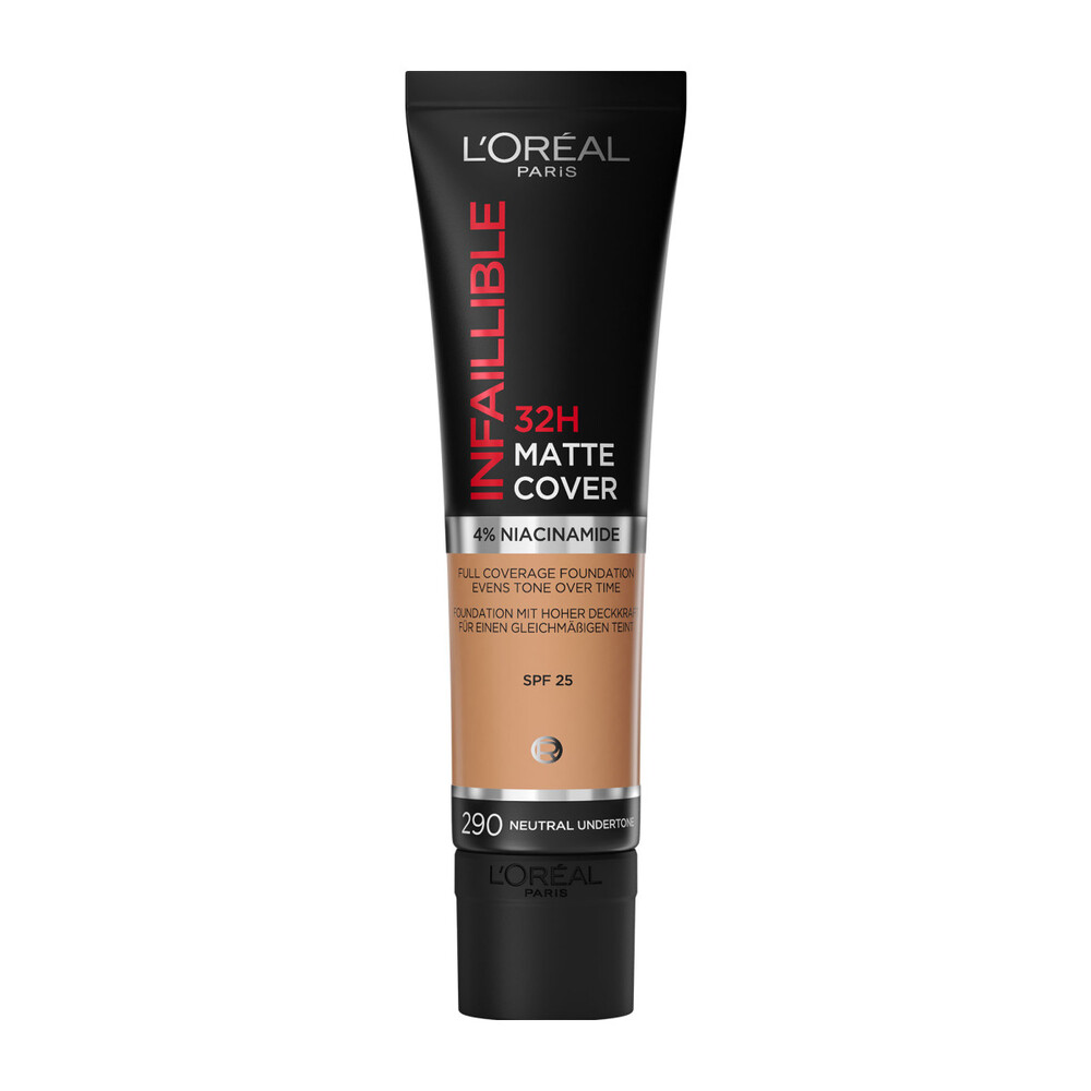 BASE L'OREAL INFAILLIBLE 32H MATTE COVER 290 AMBRE DORÉ 30ML