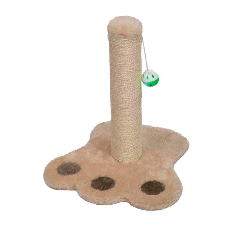 Poste Rascador para Gatos forma Huella Juguete