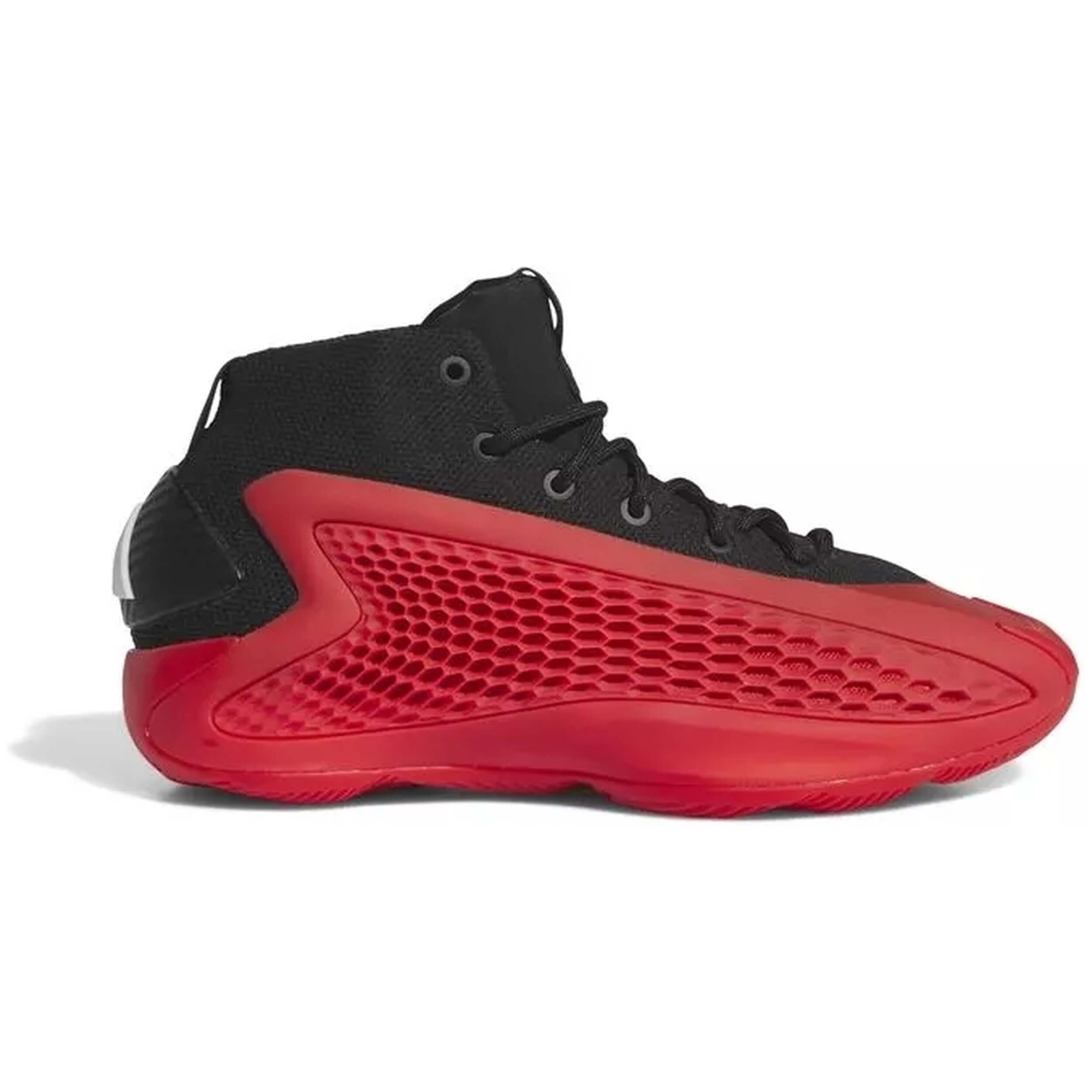 Zapatillas de Baloncesto Adidas A.E. 1 J para niños en color rojo