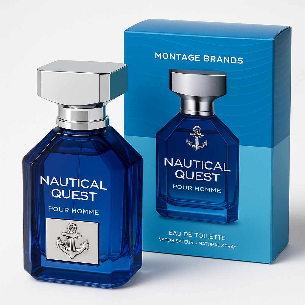 NAUTICAL QUEST Eau de Toilette pour homme 100ml Montage Brands Fragancia inspirada en otros perfumes Colonia Hombre
