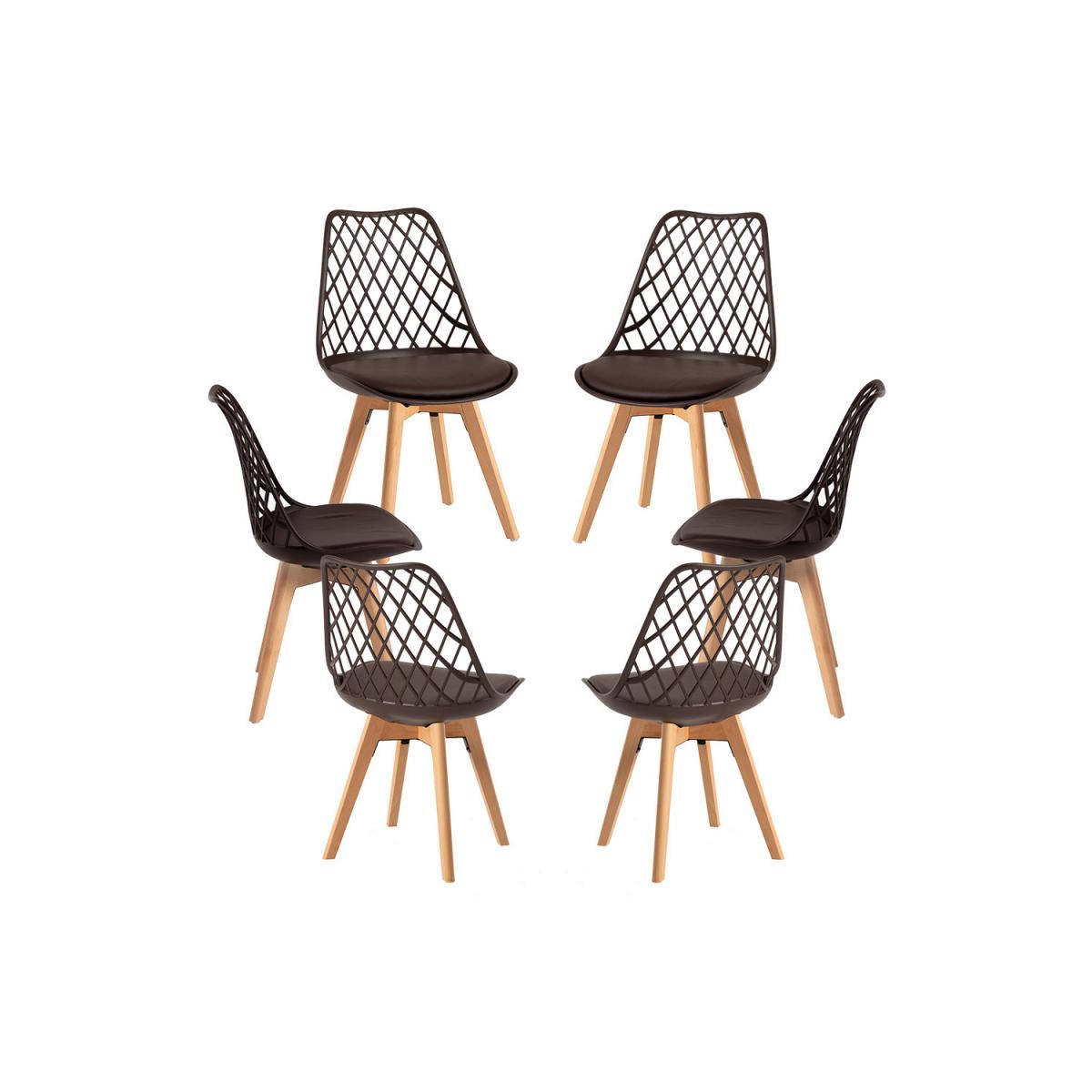 Regalos Miguel - Packs Sillas Comedor - Pack 6 Sillas Mima - Beige