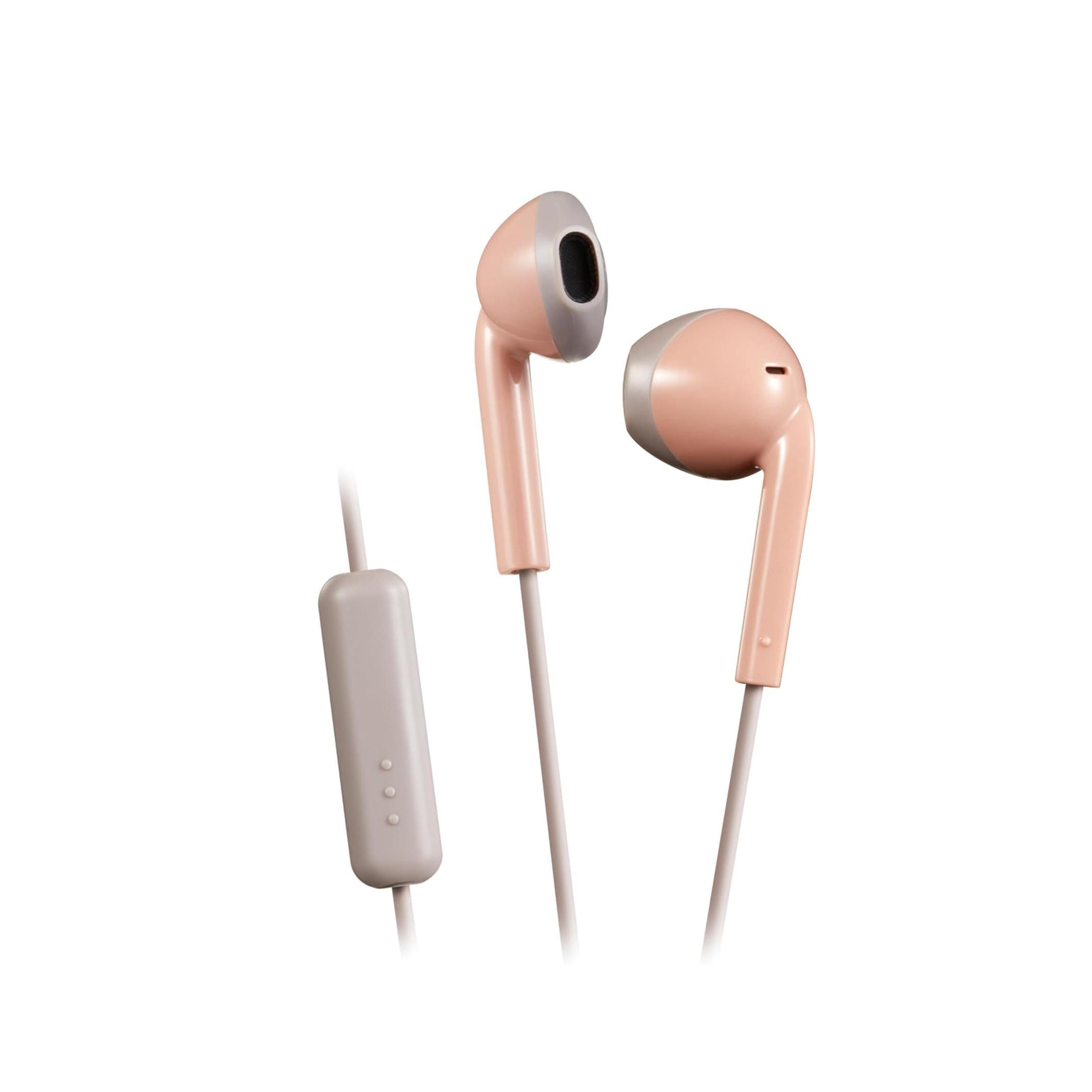 JVC HA-F19M - Auriculares  Alámbricos Binaurales con Micrófono Rosa