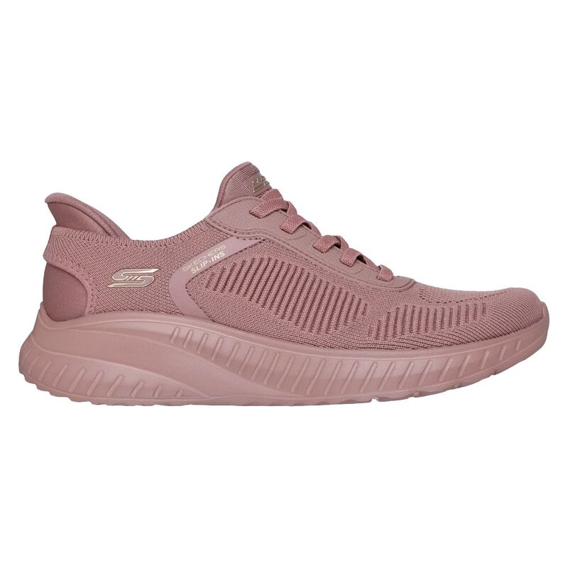 Zapatillas Rosas Skechers Skechers Slip-ins: BOBS Sport Squad Chaos Rose con Plantilla de Amortiguación