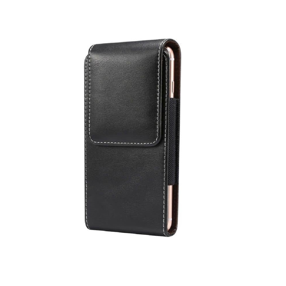 para Nubia Z40 Pro (2022) Funda Vertical de Piel con pasador de Cinturon - Negro