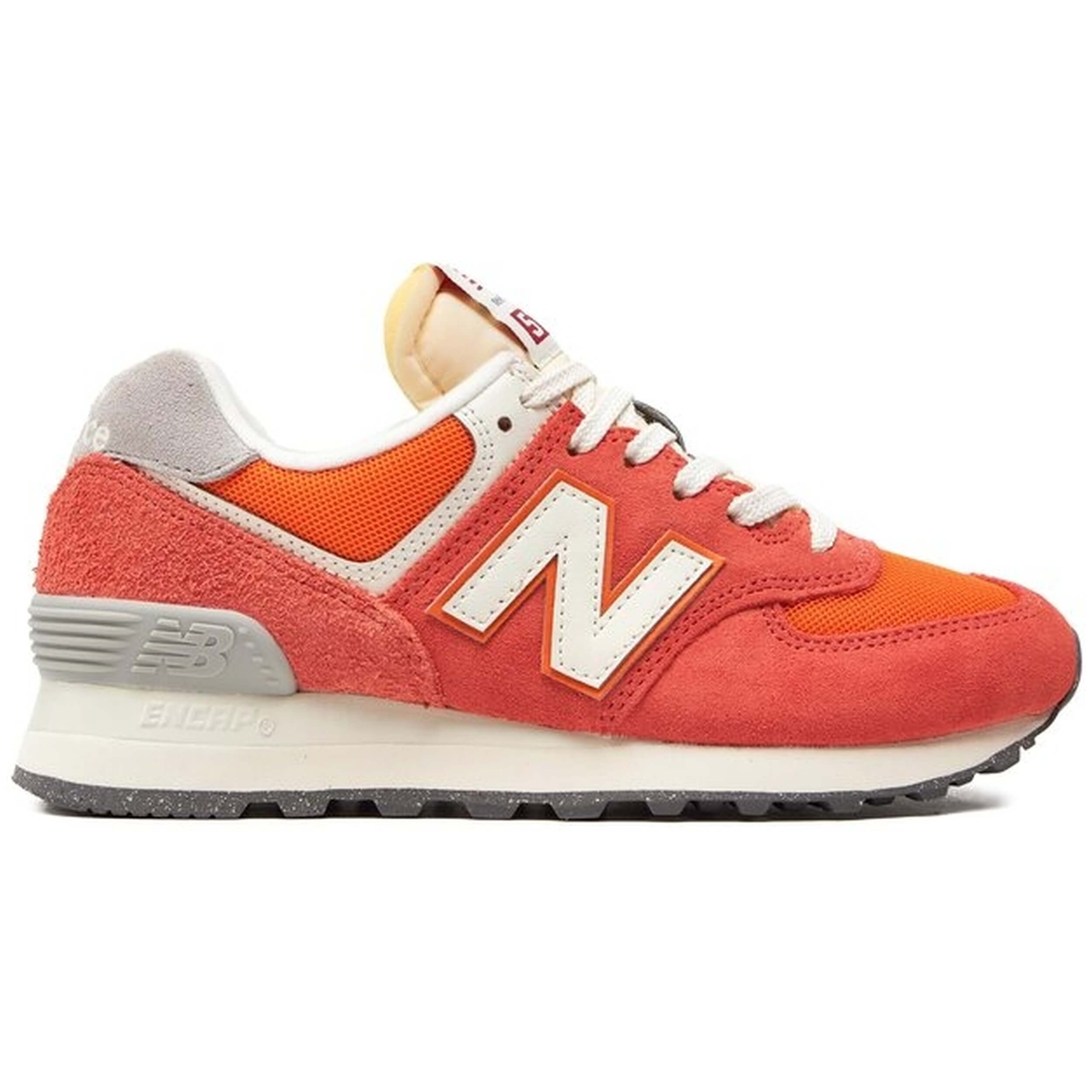 Zapatillas New Balance 574 para hombre en color naranja