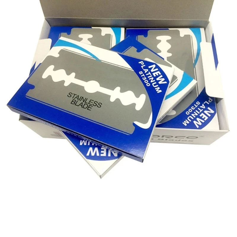 DORCO - Cuchillas de afeitar ST300  NewPlatinum. 1 caja. 100 cuchillas.