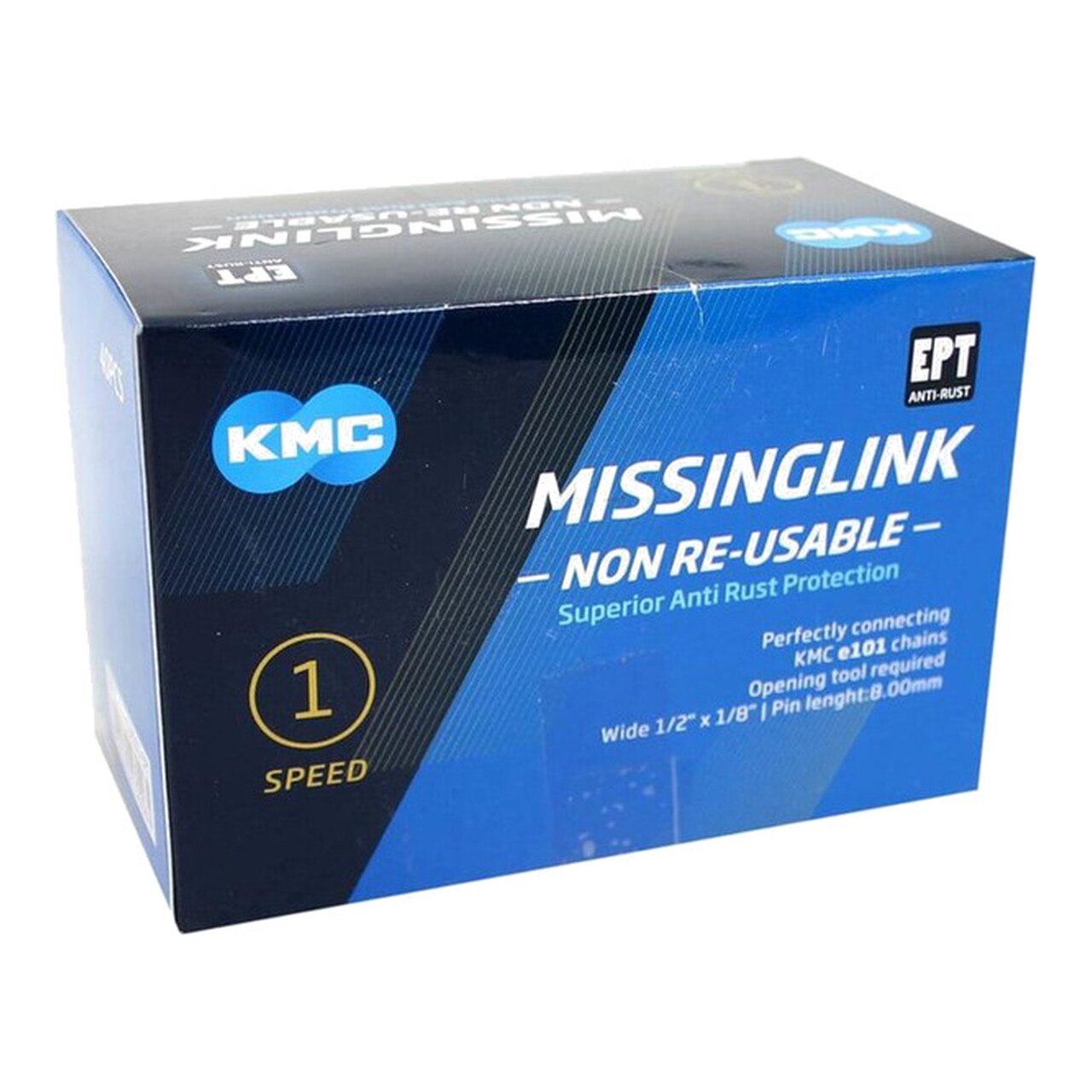 Caja De 40 Eslabones Rápidos De Cadena De 1 Velocidad Missinglink Wide 1V 31128