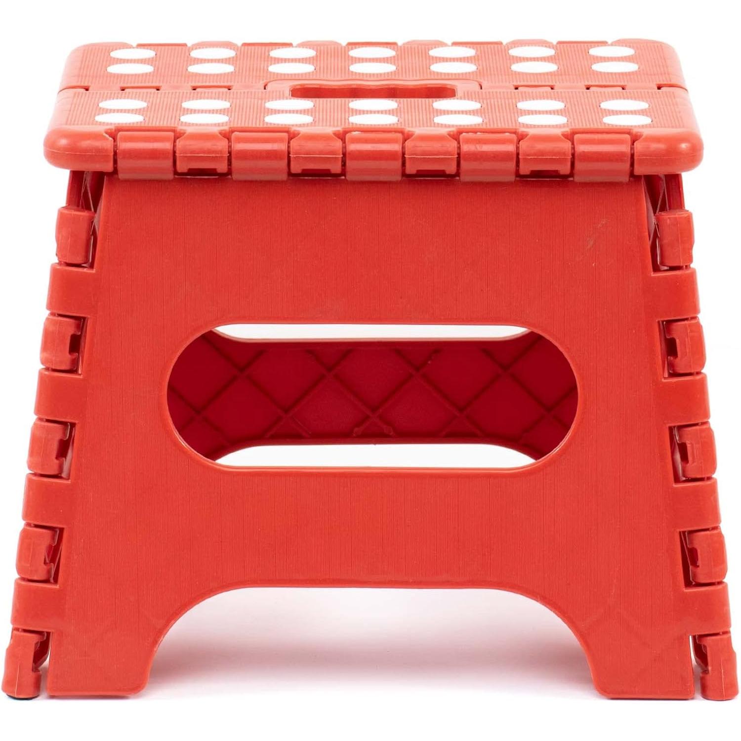 C.A | Taburete Escalera Plegable | Antideslizante PVC | Multiusos para Cocina, Baño y Dormitorio