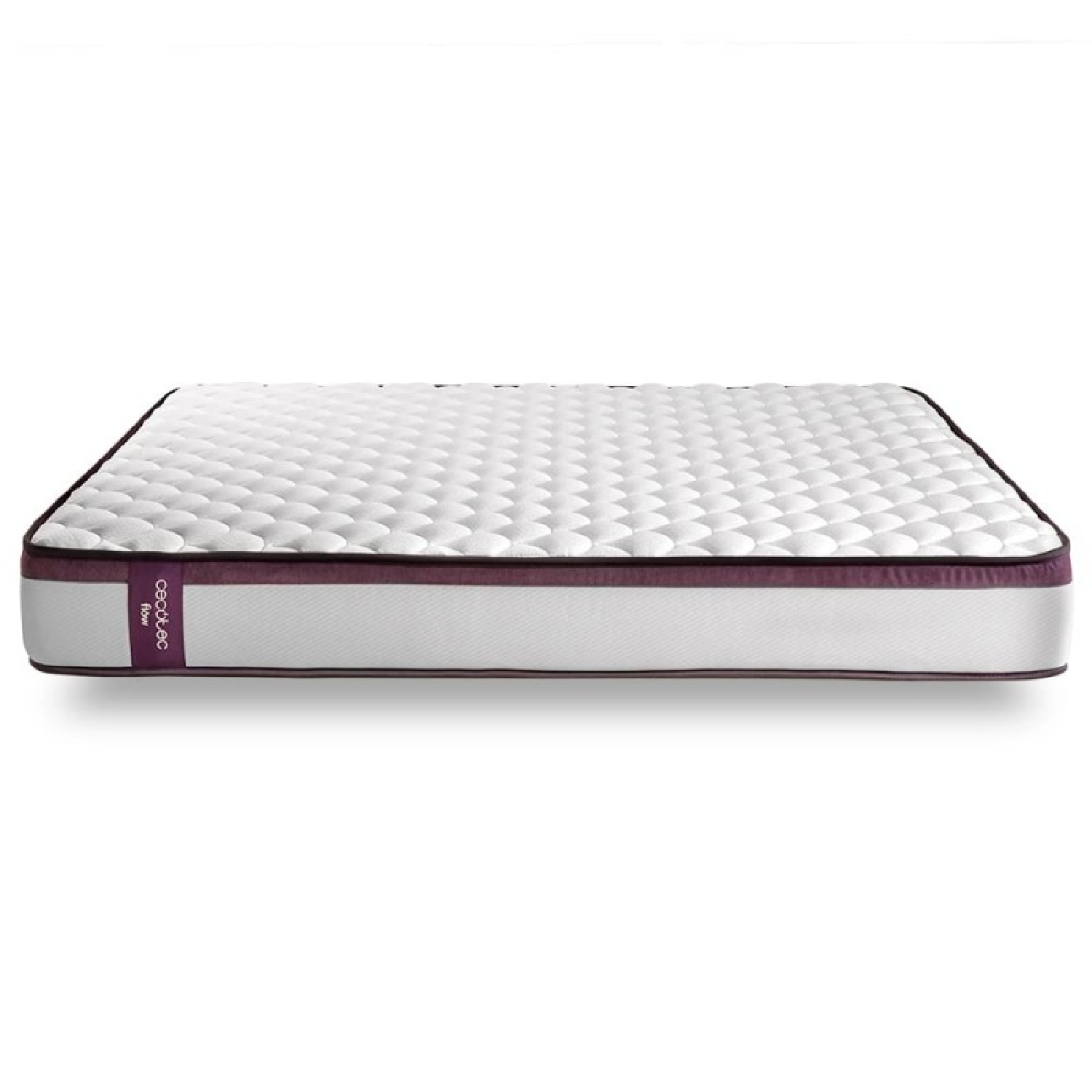 Cecotec Colchón Viscoelástico ViscoSense Flow PureVital 3900 150x190. Multicapa Altura 25 cm Firmeza Alta Núcleo FoamVital Doble Cara Dual System