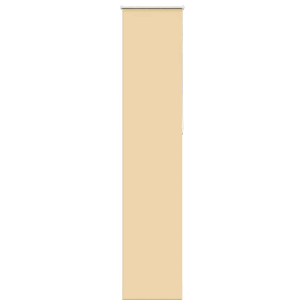 vidaXL Estor Enrollable Opaco Beige 55x210 cm Tela Ancho 50,7 cm