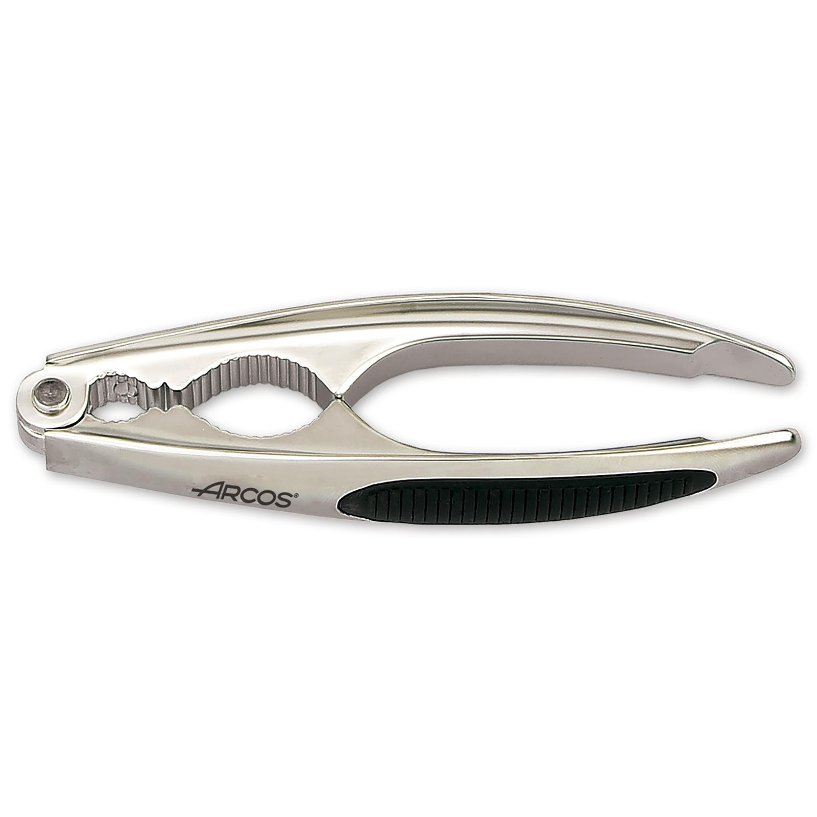 Arcos Accesorios Cascanueces Aleación de Zinc para Cocina, 160 mm, Plata Cromada, Herramienta de Nuez Duradera, Caja Regalo Incluida