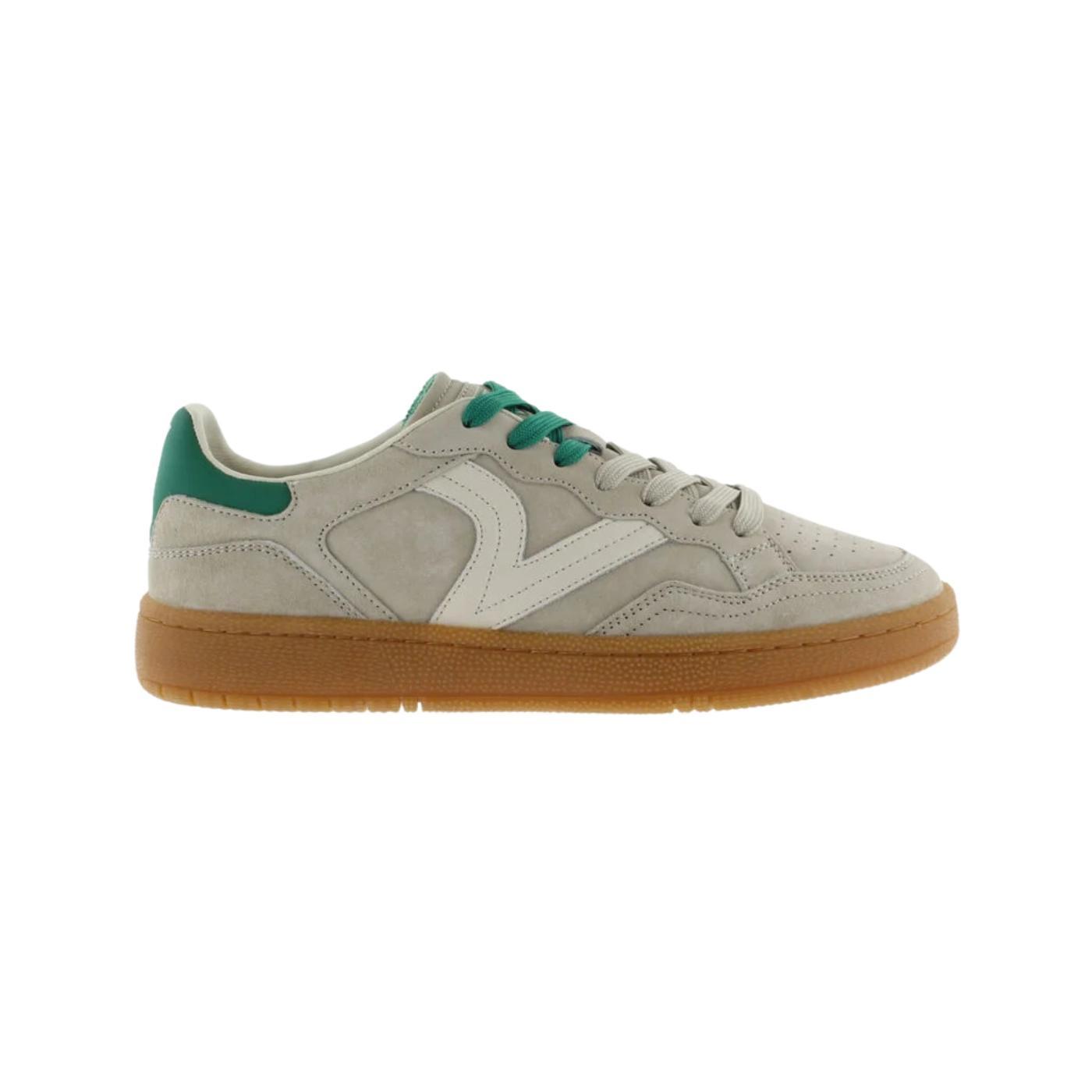 Zapatillas victoria smash suede gris verde de hombre.