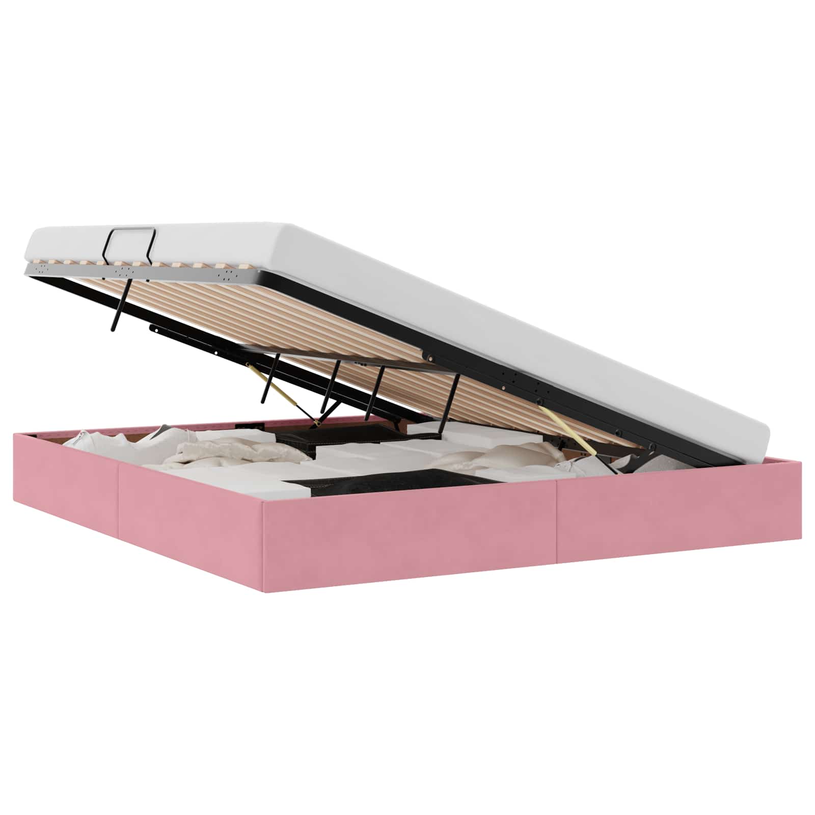 vidaXL Estructura de Cama Ottoman  160 x 200 cm Terciopelo Multicolor