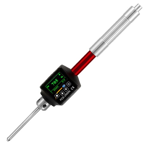 PCE Instruments Durómetro para dureza superficial / OLED / Valor límite de alarma / Medición en 360° PCE-2600N