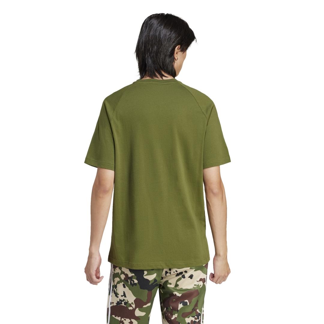 Adidas Camo Tongue Verde - Camiseta Deporte Hombre